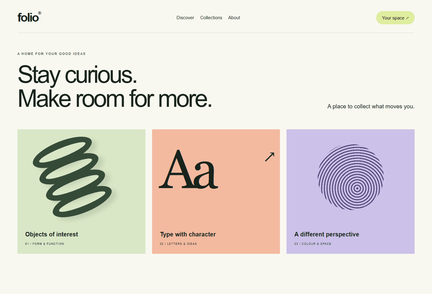 Original Folio screenshot before framing