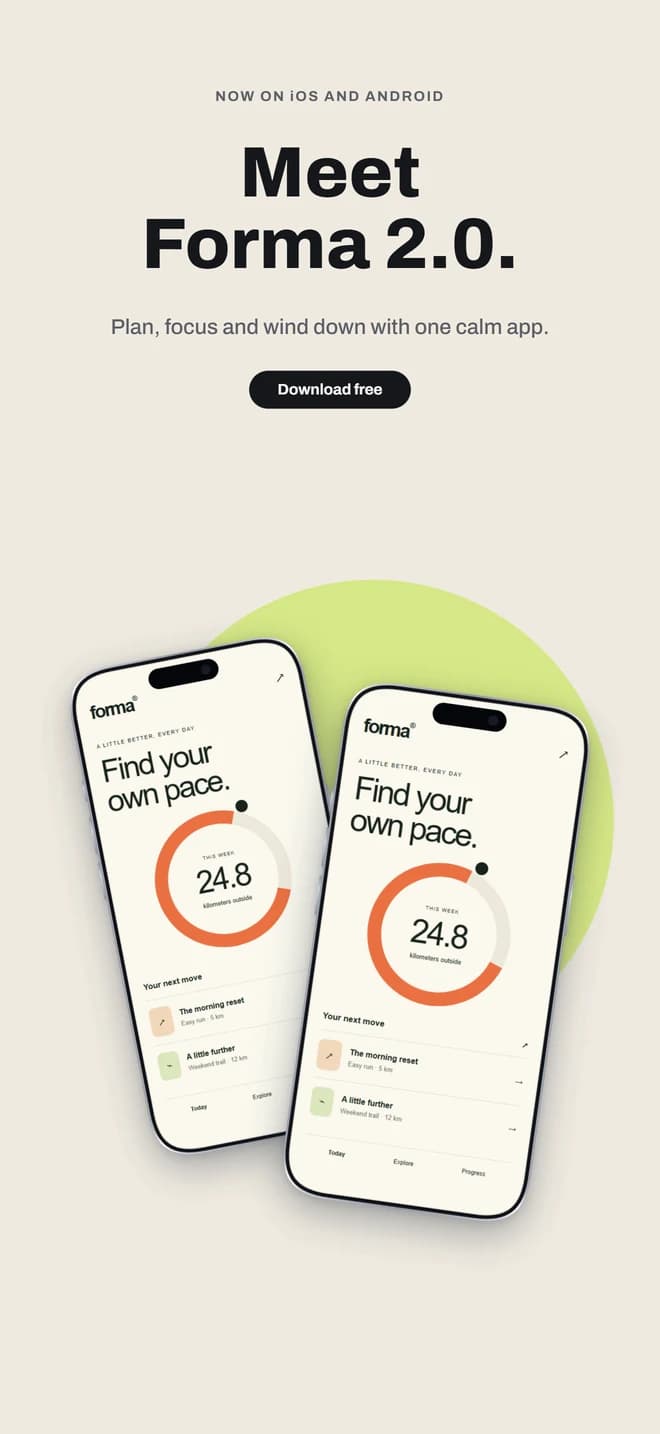 The same launch as an App Store screenshot